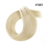 Mix Color/ Dark Color/ Light Color 100% Human Remy Hair Tape In Hair Extension Straight (40Pcs/100Gram)