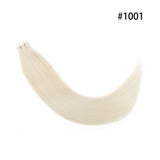 #1001 100% Human Remy Hair Tape In Hair Extension Light Color Straight (40Pcs/100Gram)