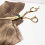 Mix Color Straight Seamless Invisible Genius Weft 100% Human Remy Hair Hair Extensions (50grams/pcs)x2 Total 100g