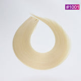 #1001 Straight Seamless Invisible Genius Weft 100% Human Remy Hair Hair Extensions Light Color (50grams/pcs)x2 Total 100g