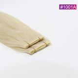 #1001A Straight Seamless Invisible Genius Weft 100% Human Remy Hair Hair Extensions Light Color (50grams/pcs)x2 Total 100g