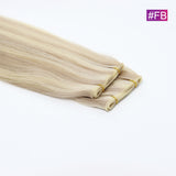 #FB Straight Seamless Invisible Genius Weft 100% Human Remy Hair Hair Extensions Mix Color (50grams/pcs)x2 Total 100g