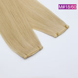 M#18/60 Straight Seamless Invisible Genius Weft 100% Human Remy Hair Hair Extensions Mix Color (50grams/pcs)x2 Total 100g