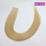 M#18/60 Straight Seamless Invisible Genius Weft 100% Human Remy Hair Hair Extensions Mix Color (50grams/pcs)x2 Total 100g