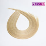 P#18/1001 Straight Seamless Invisible Genius Weft 100% Human Remy Hair Hair Extensions Mix Color (50grams/pcs)x2 Total 100g