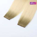 #RLC Straight Seamless Invisible Genius Weft 100% Human Remy Hair Hair Extensions Mix Color (50grams/pcs)x2 Total 100g