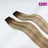 #TLQ Straight Seamless Invisible Genius Weft 100% Human Remy Hair Hair Extensions Mix Color (50grams/pcs)x2 Total 100g