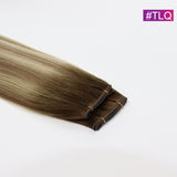 #TLQ Straight Seamless Invisible Genius Weft 100% Human Remy Hair Hair Extensions Mix Color (50grams/pcs)x2 Total 100g