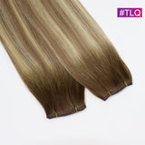 #TLQ Straight Seamless Invisible Genius Weft 100% Human Remy Hair Hair Extensions Mix Color (50grams/pcs)x2 Total 100g
