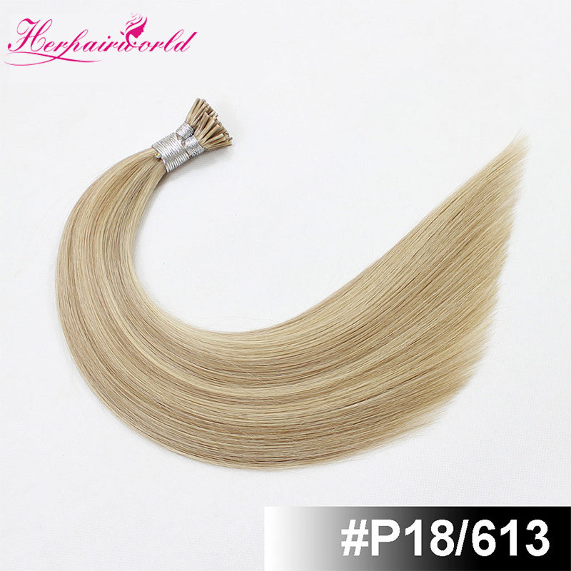 #P18/613 Stick Hair I Tip Remy Hair Extension Straight Mix Color (100pcs - 100g£©