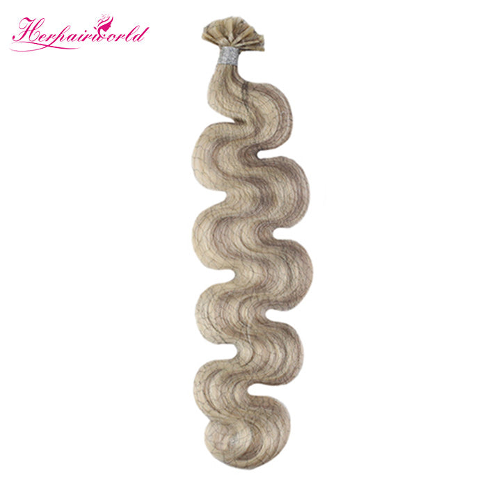 #P18/613 Stick Hair U TIP Remy Hair Extension Body Wave Mix Color (100pcs - 100g£©