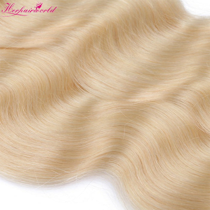 #613 Bleach Blonde Stick Hair U TIP Remy Hair Extension Body Wave Light Color (100pcs - 100g£©