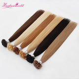 Dark Color & Mix Color & Light Color Stick Hair U TIP Remy Hair Extension Straight (100pcs - 100g)