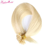 #613 Bleach Blonde Stick Hair U TIP Remy Hair Extension Straight Light Color (100pcs - 100g£©