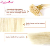 #613 Bleach Blonde Stick Hair U TIP Remy Hair Extension Straight Light Color (100pcs - 100g£©