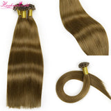 #6 Chestnut Brown Stick Hair U TIP Remy Hair Extension Straight Dark Color (100pcs - 100g£©