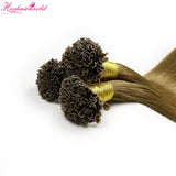 #6 Chestnut Brown Stick Hair U TIP Remy Hair Extension Straight Dark Color (100pcs - 100g£©