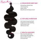 Light Color & Dark Color & Mix Color Stick Hair I Tip Remy Hair Extension Body Wave (100pcs - 100g£©