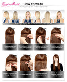 #1B Natural Black Stick Hair I Tip Remy Hair Extension Straight Dark Color (100pcs - 100g£©
