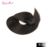 #1B Natural Black 100% Human Remy Hair Weft Straight (100Gram/Pcs)
